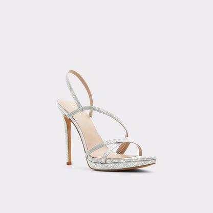 Resurge in Silver - Strappy stiletto sandal, Stiletto heel | Aldo