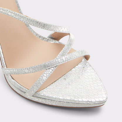 Resurge in Silver - Strappy stiletto sandal, Stiletto heel | Aldo