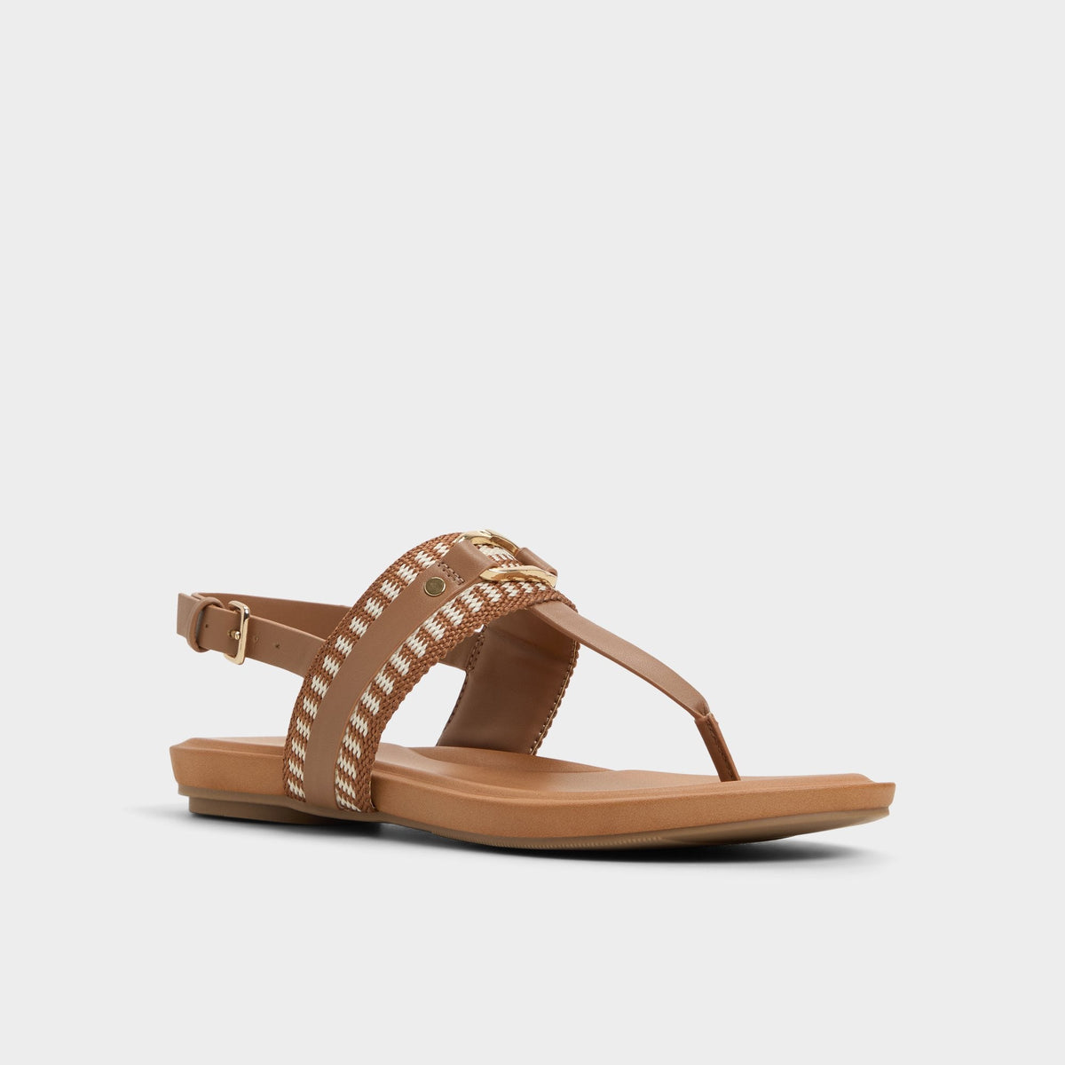 Taylen Medium Brown Women's Festival shoes accessories - T-strap sandal | Aldo