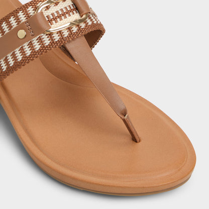 Taylen Medium Brown Women's Festival shoes accessories - T-strap sandal | Aldo