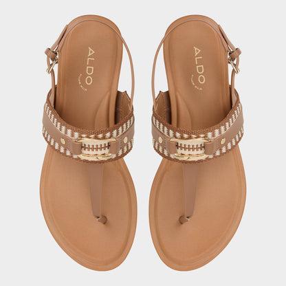 Taylen Medium Brown Women's Festival shoes accessories - T-strap sandal | Aldo