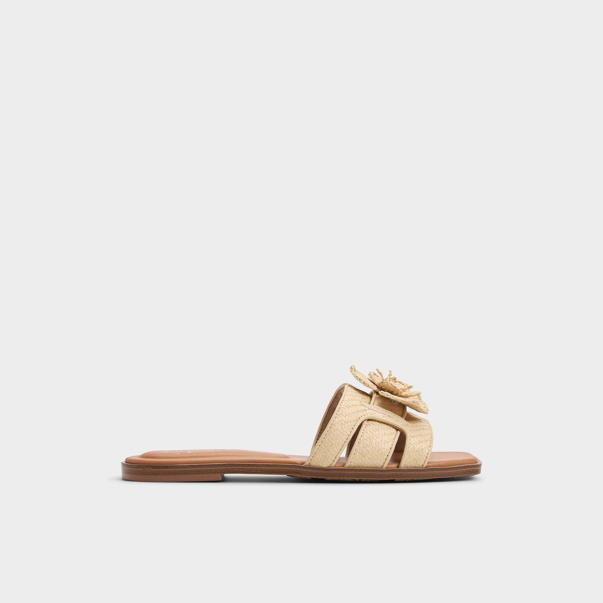 Seaflower Light Beige Women's Flats - Slide sandal | Aldo