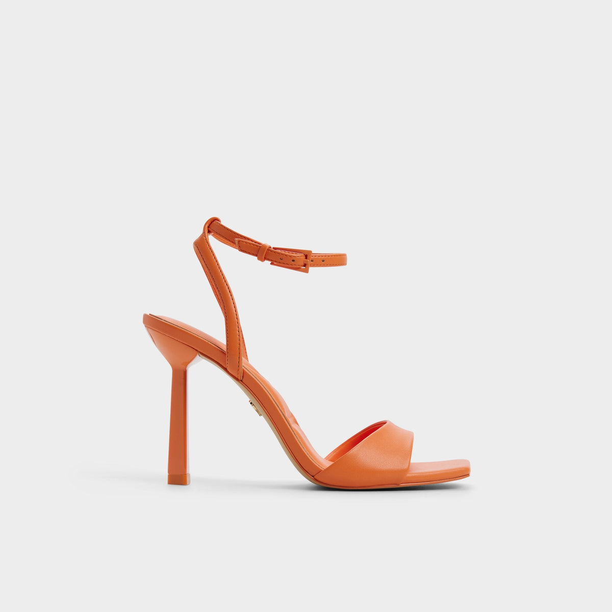 Illustrious Medium Orange Women's Strappy Heels - Strappy heeled sandal, Stiletto heel | Aldo