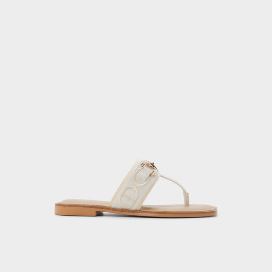 Coralynna in White Bone 14053516 - T-strap sandal | Aldo