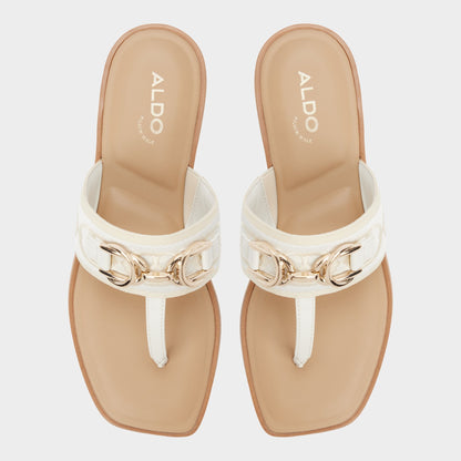 Coralynna in White Bone 14053516 - T-strap sandal | Aldo
