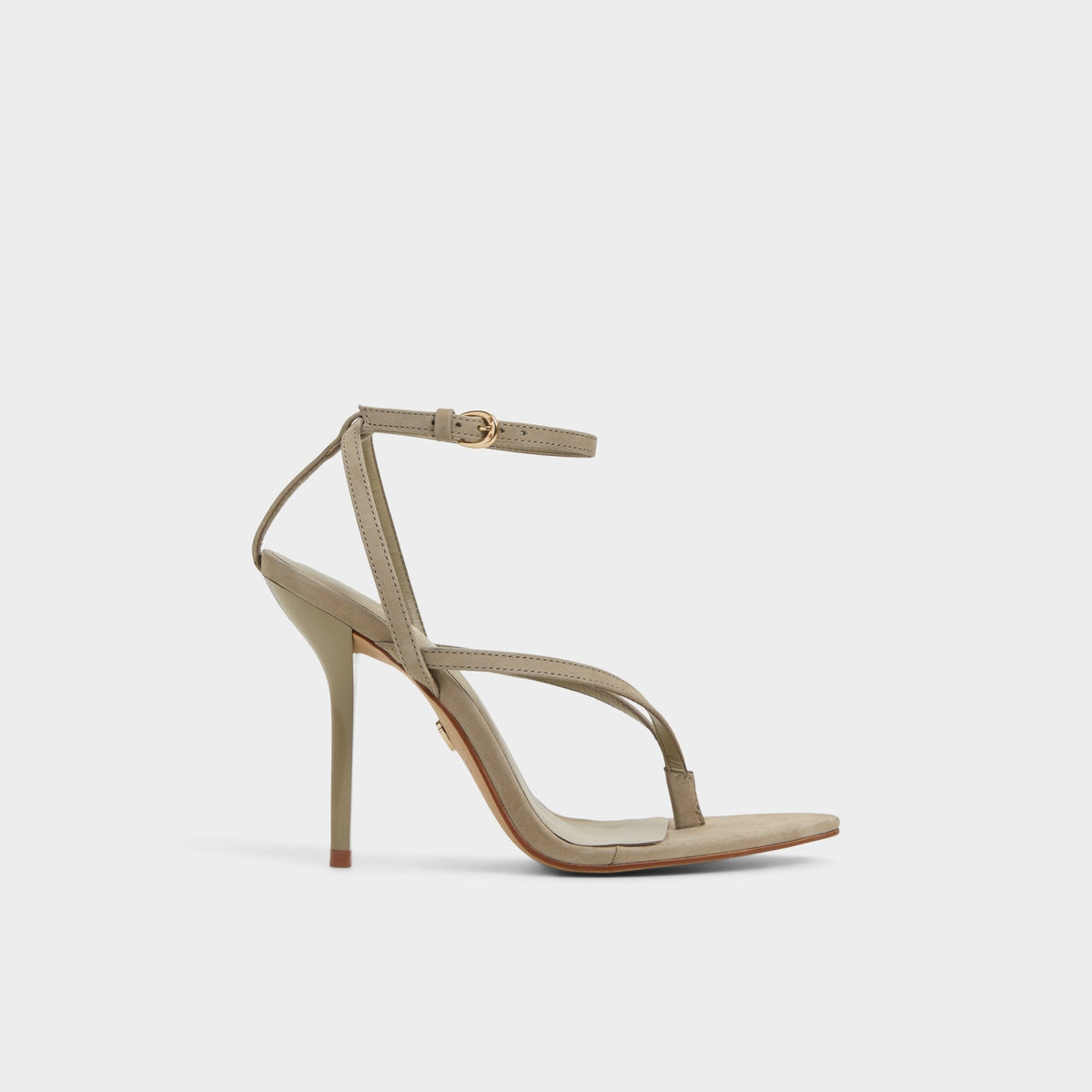 Abyfindley Other Green Women's Strappy sandals - Heeled flip flop, Stiletto heel | Aldo