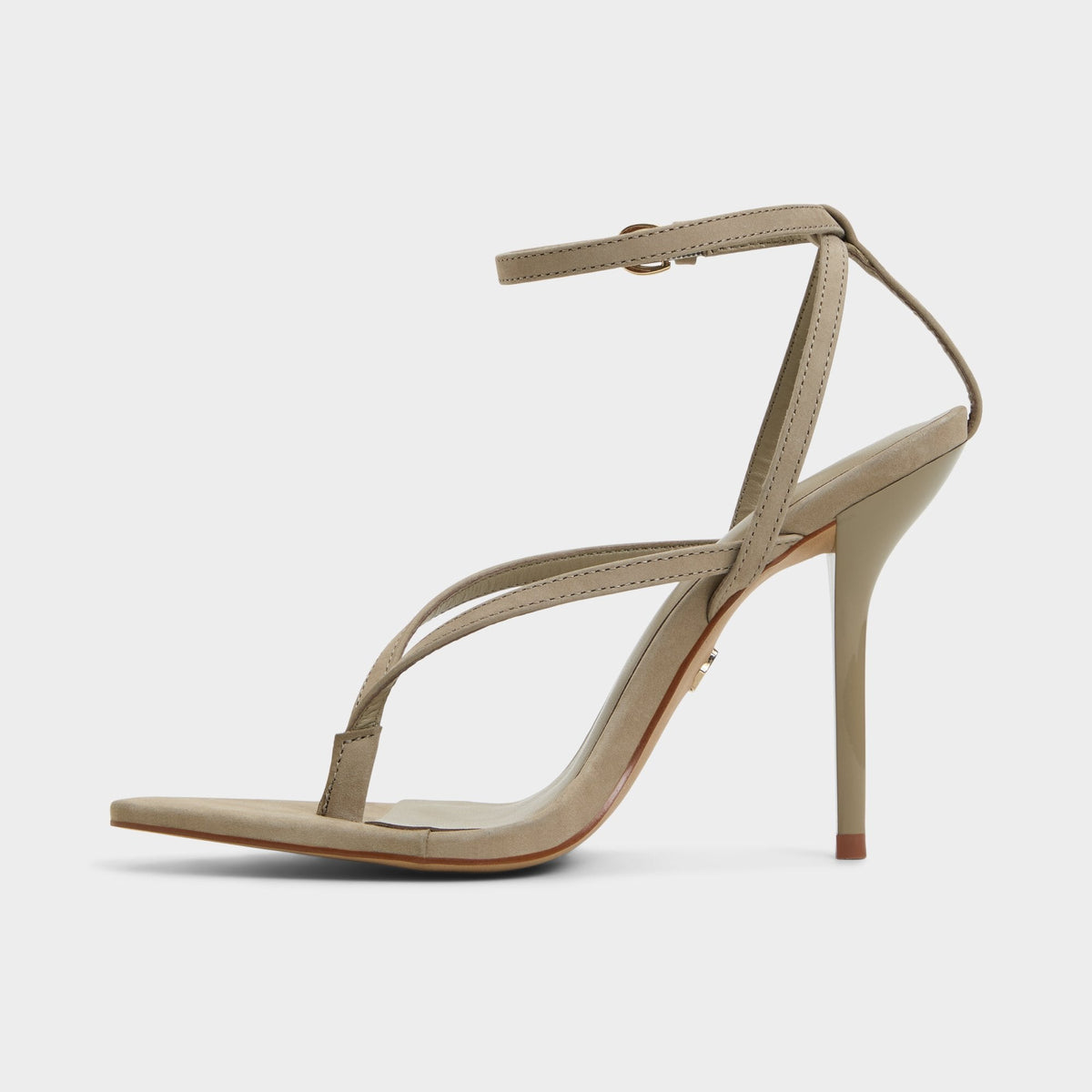 Abyfindley Other Green Women's Strappy sandals - Heeled flip flop, Stiletto heel | Aldo