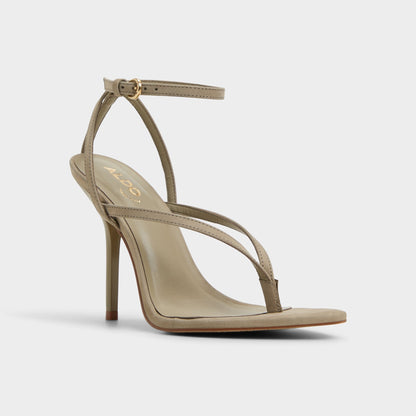 Abyfindley Other Green Women's Strappy sandals - Heeled flip flop, Stiletto heel | Aldo