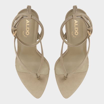 Abyfindley Other Green Women's Strappy sandals - Heeled flip flop, Stiletto heel | Aldo