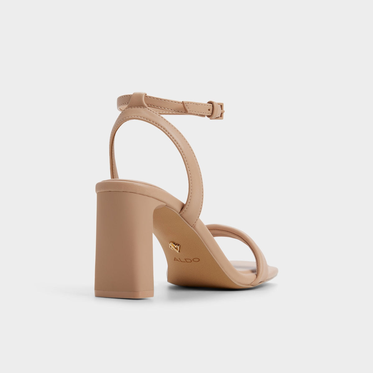 Aurorai Bone Women's Strappy sandals - Strappy heeled sandal, Block heel | Aldo