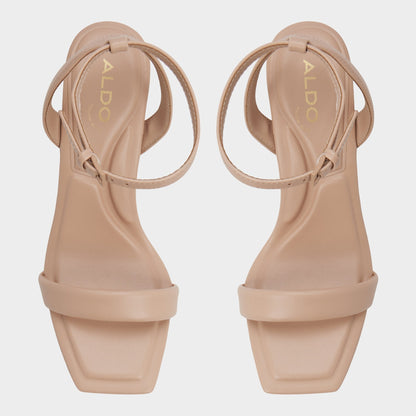 Aurorai Bone Women's Strappy sandals - Strappy heeled sandal, Block heel | Aldo