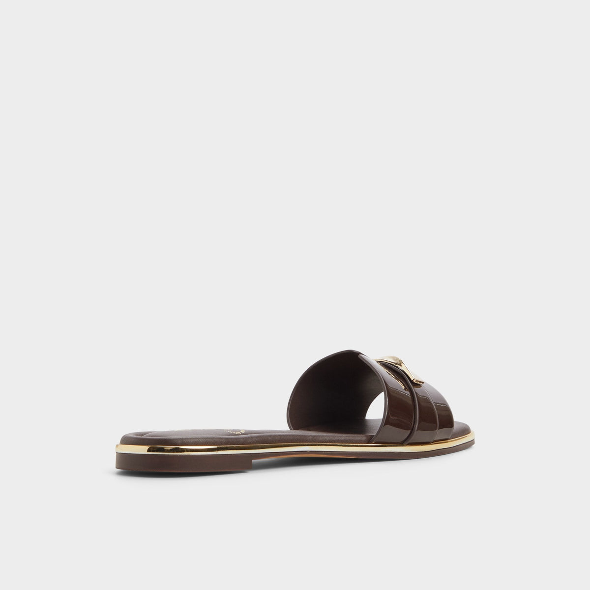 Darlina Medium Brown Women's Flats - Slide sandal | Aldo