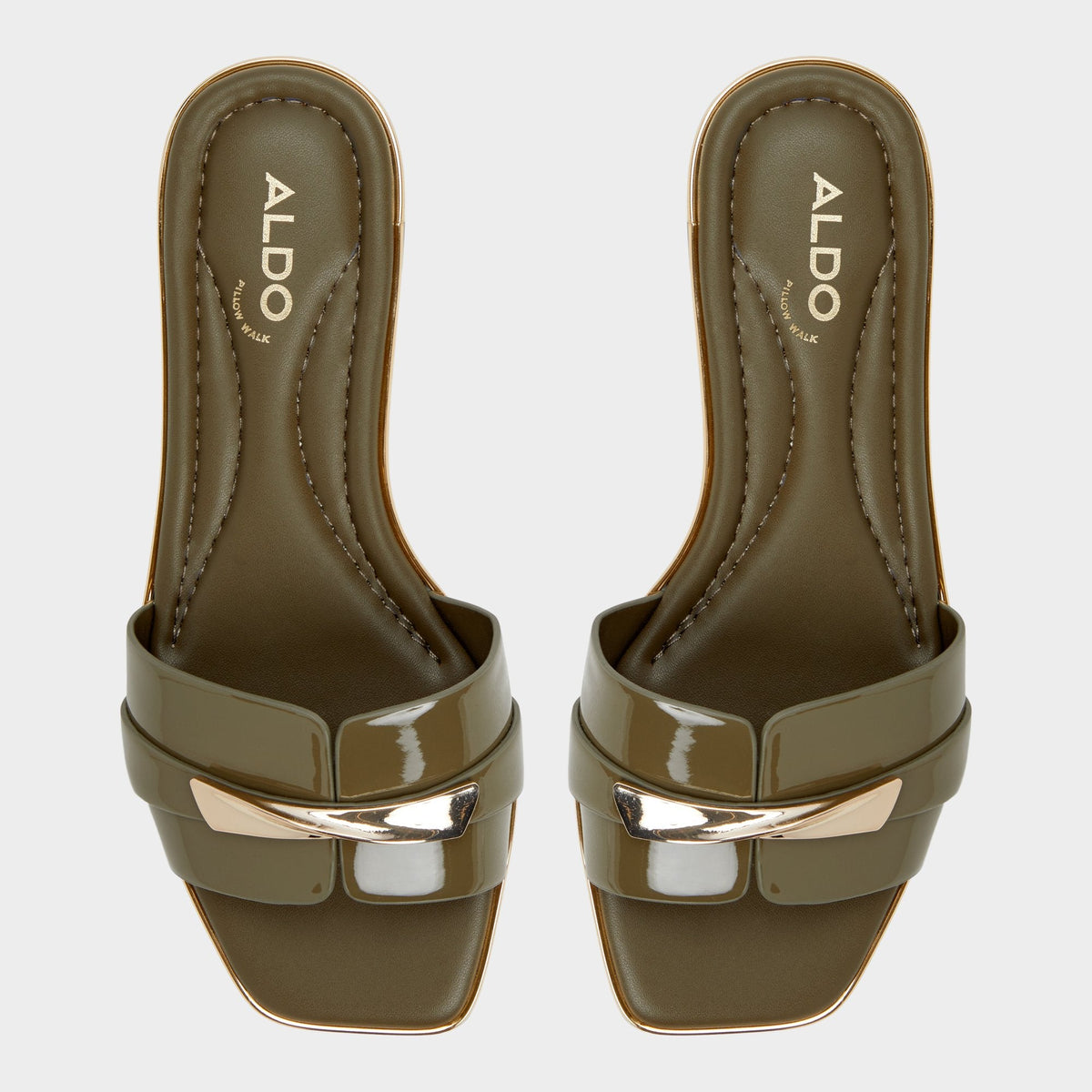 Darlina Other Green Women's Flats - Slide sandal | Aldo