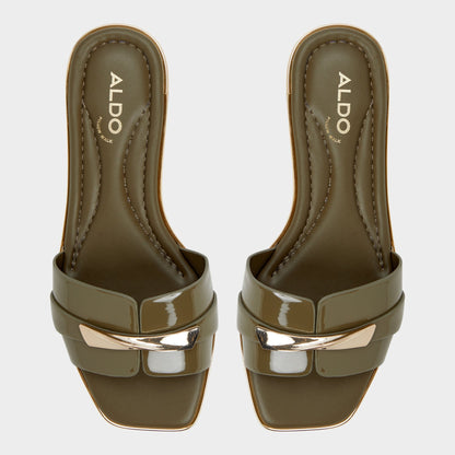 Darlina Other Green Women's Flats - Slide sandal | Aldo