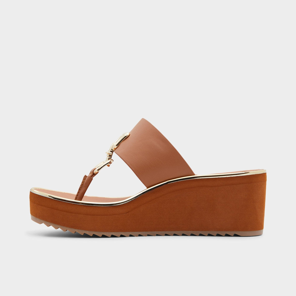 Maesllan Medium Brown Women's Wedges - Wedge sandal, Wedge heel | Aldo
