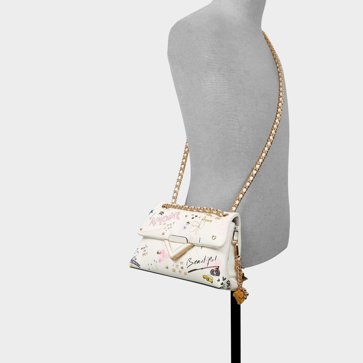 Doodlesoftpufff in White Combo - Crossbody bag | Aldo