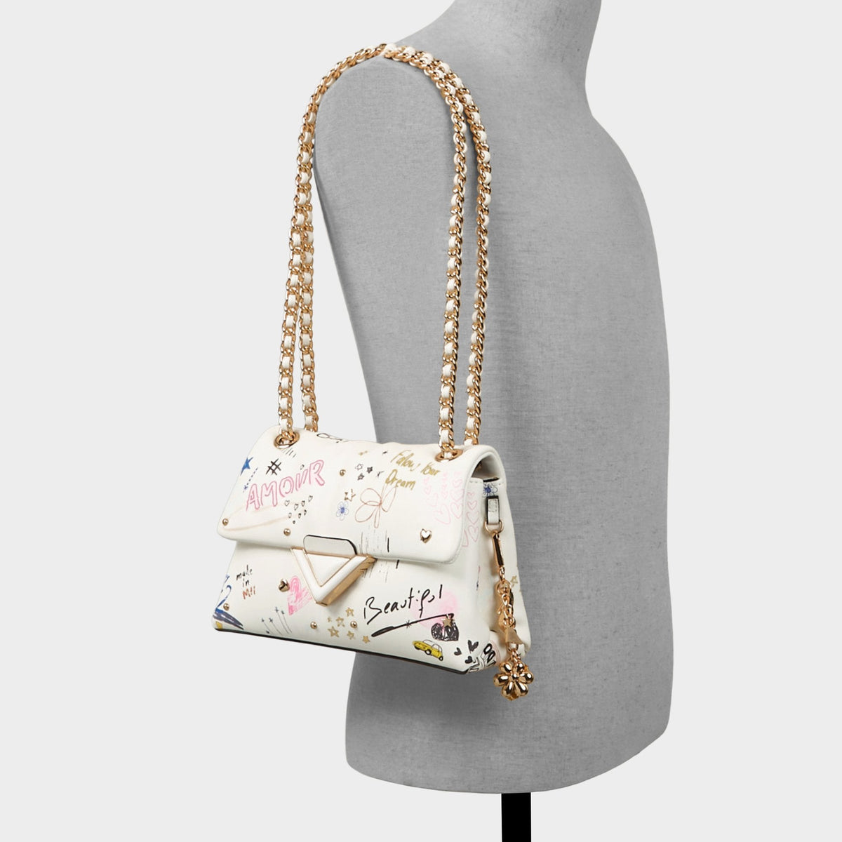 Doodlesoftpufff in White Combo - Crossbody bag | Aldo