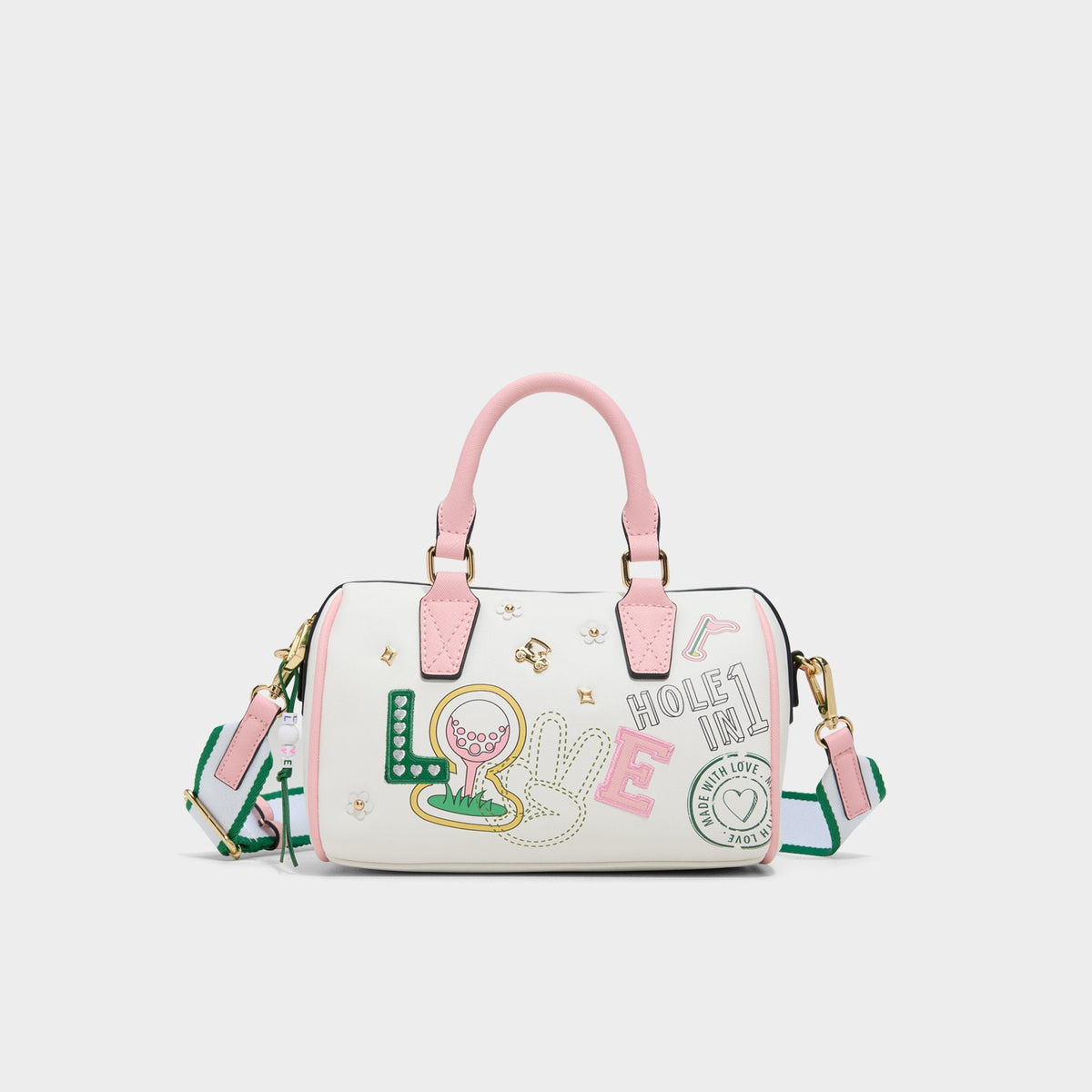 Fisney White Combo Women's Mini bags - Barrel bag | Aldo