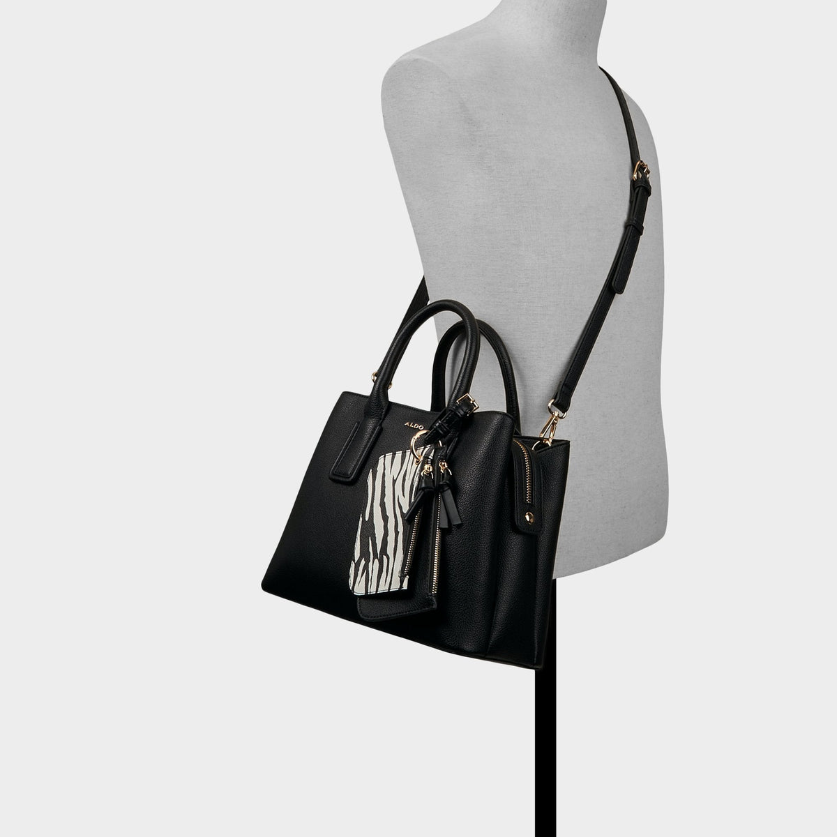 Jeynnaa in Black - Satchel bag | Aldo