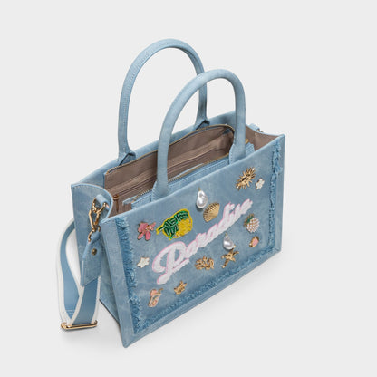 Paradisetotee in Denim - Satchel bag | Aldo