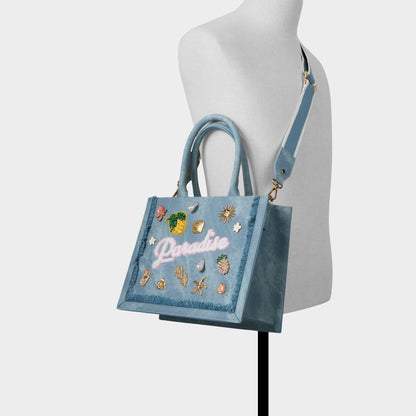 Paradisetotee in Denim - Satchel bag | Aldo