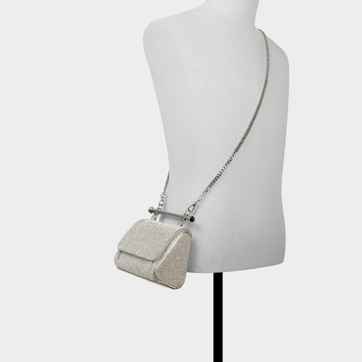 Blingchic Silver Women's Clutches & Evening bags - Top handle bag | Aldo