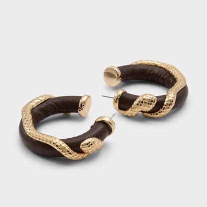 Snakella in Light Brown - Earrings | Aldo