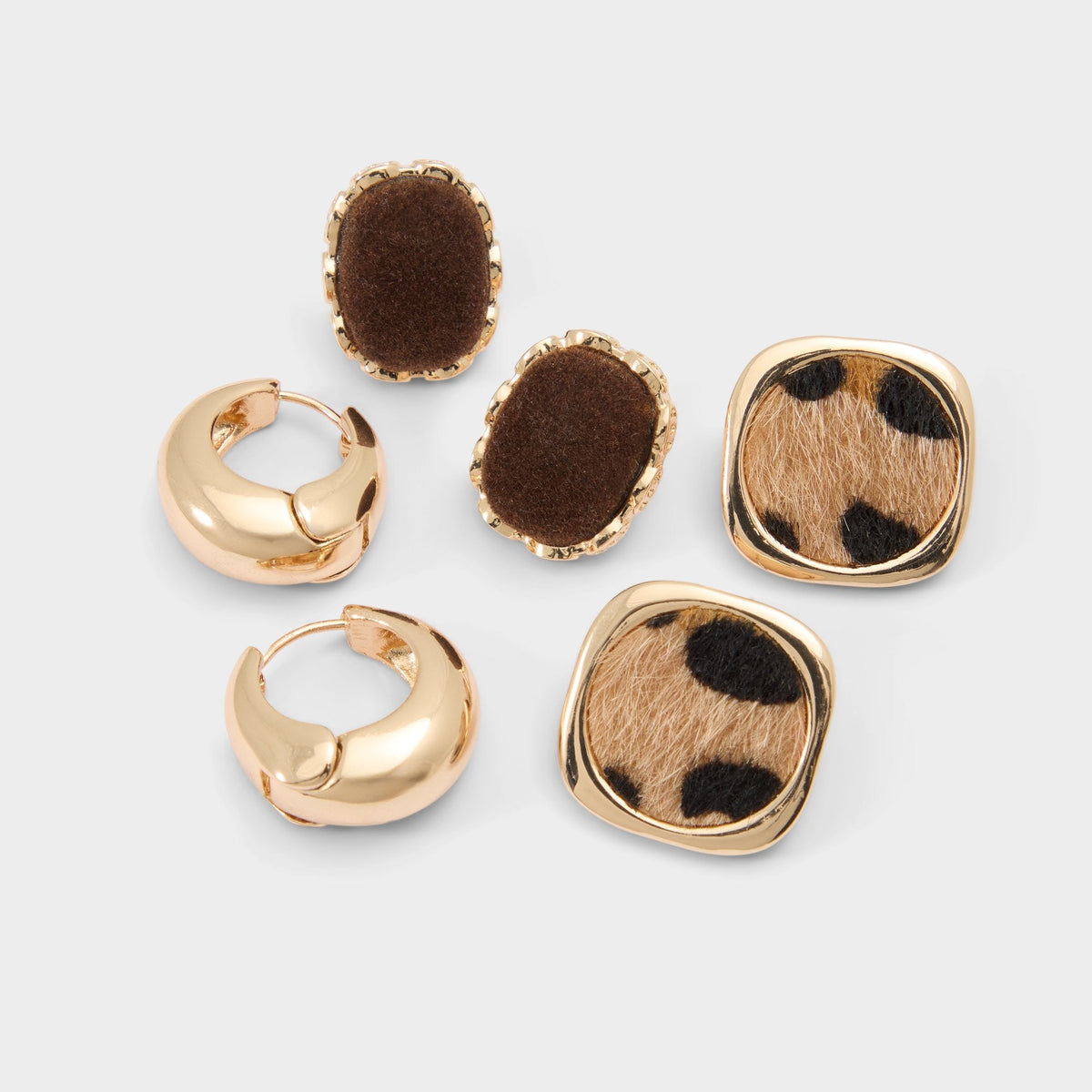 Wildchic in Other Brown - Earring set | Aldo