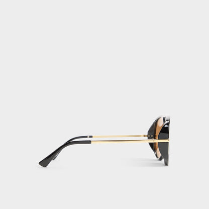 Eliiana in Black Gold Multi - Aviator sunglasses | Aldo