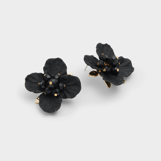 Bamey in Black - Statement earrings | Aldo