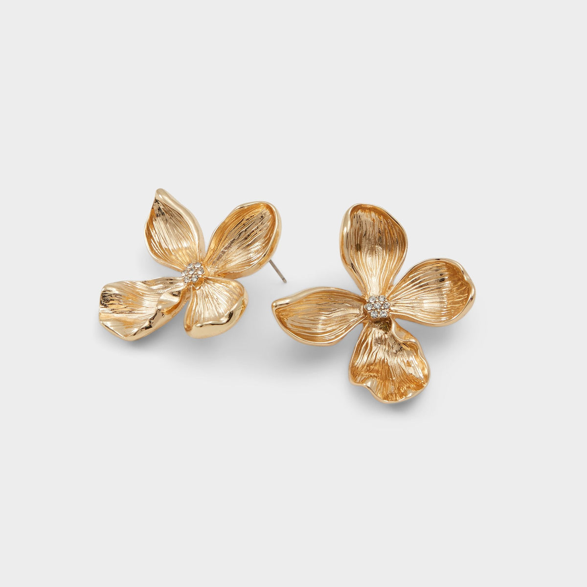 Floraluxe Gold/Clear Multi Women's Earrings - Earrings | Aldo