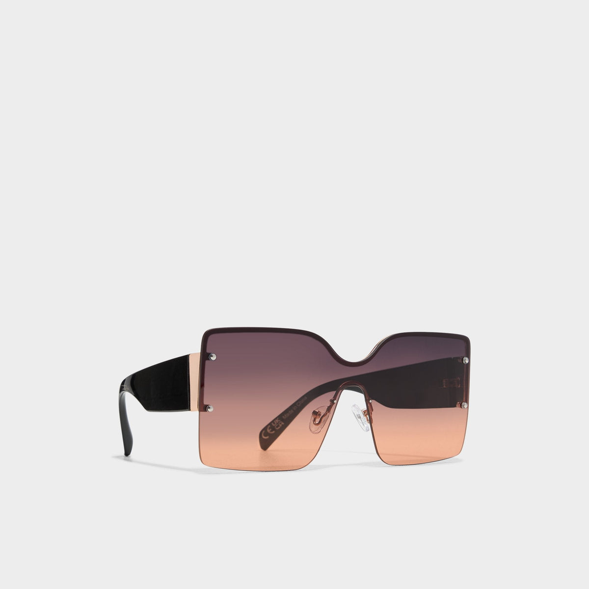 Lalaendrax Black/Gold Multi Women's Square - Square sunglasses | Aldo