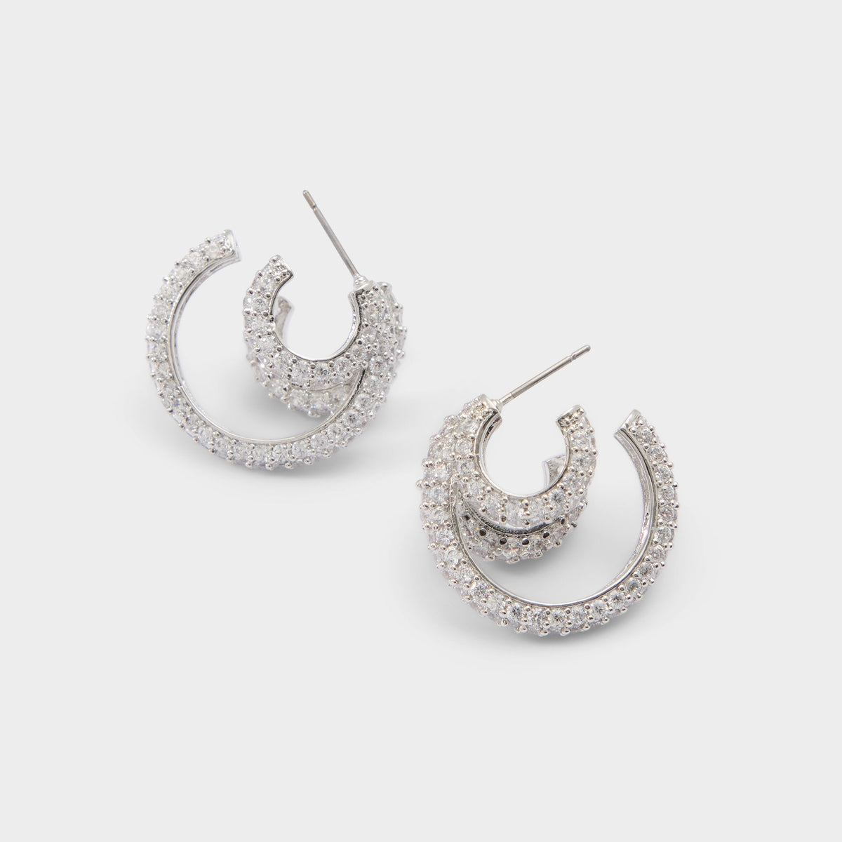 Glitzys in Silver Clear Multi - Hoop earrings | Aldo