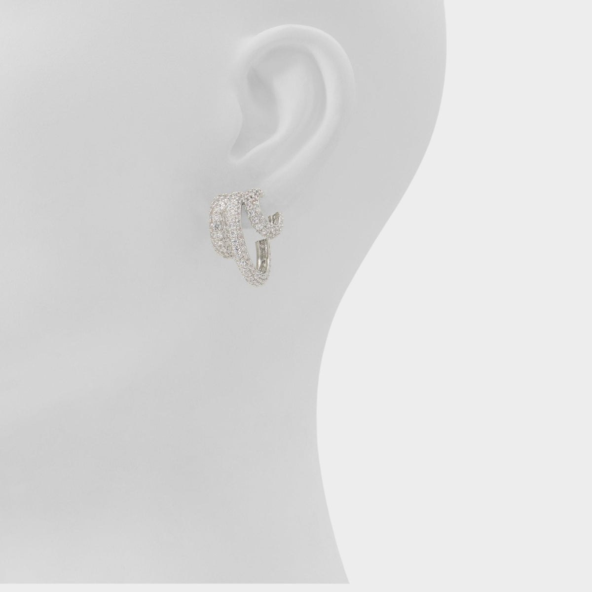 Glitzys in Silver Clear Multi - Hoop earrings | Aldo