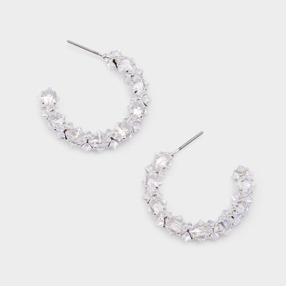 Adedrimar Silver/Clear Multi Women's Cubic Zirconia - Earrings | Aldo