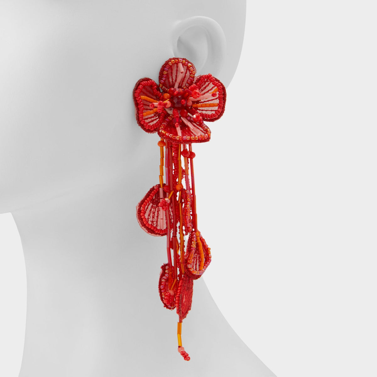 Rosellia Red Women's Earrings - Chandelier earrings | Aldo