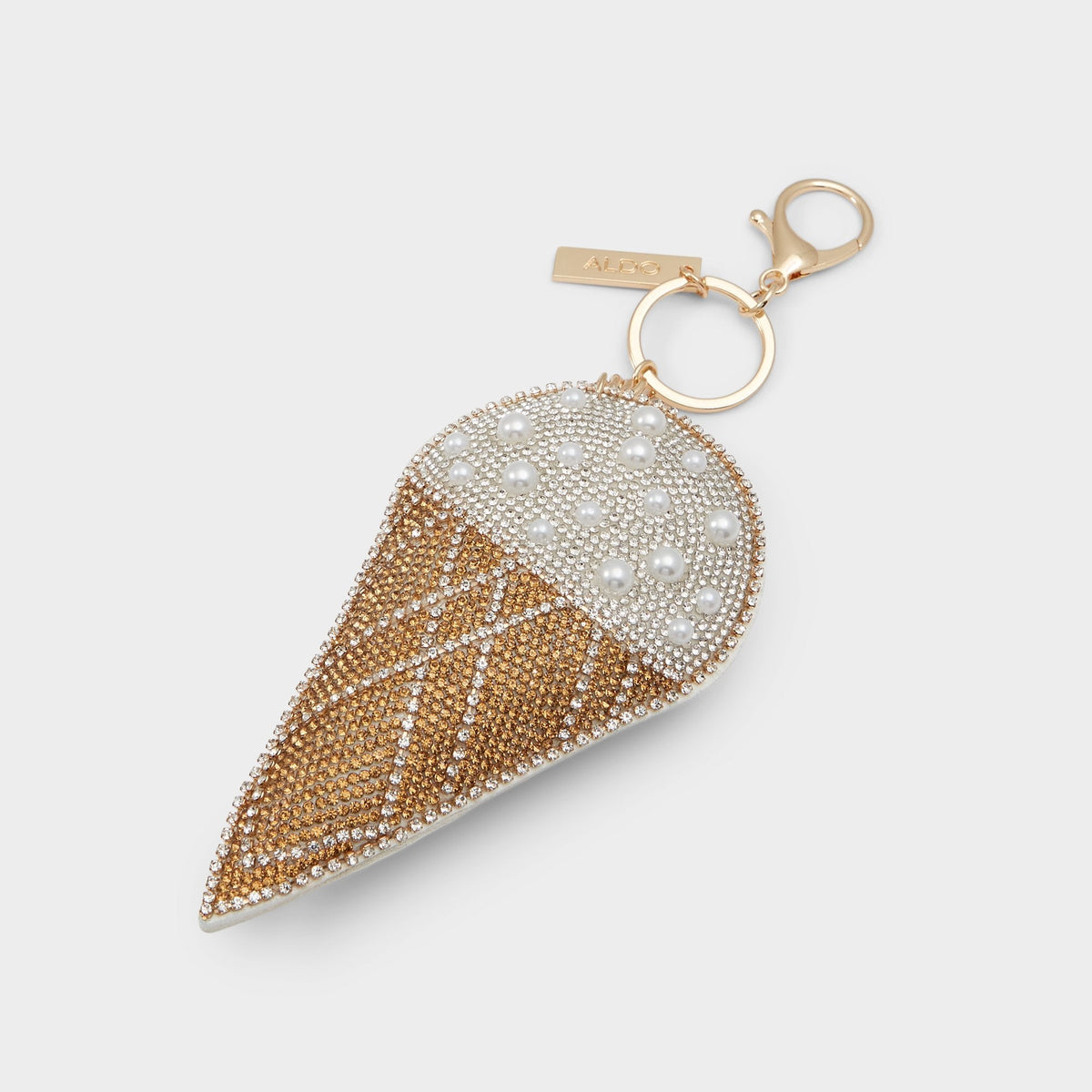 Scoops Gold/Clear Multi Women's Bag Charms & Keychains - Bag charm | Aldo