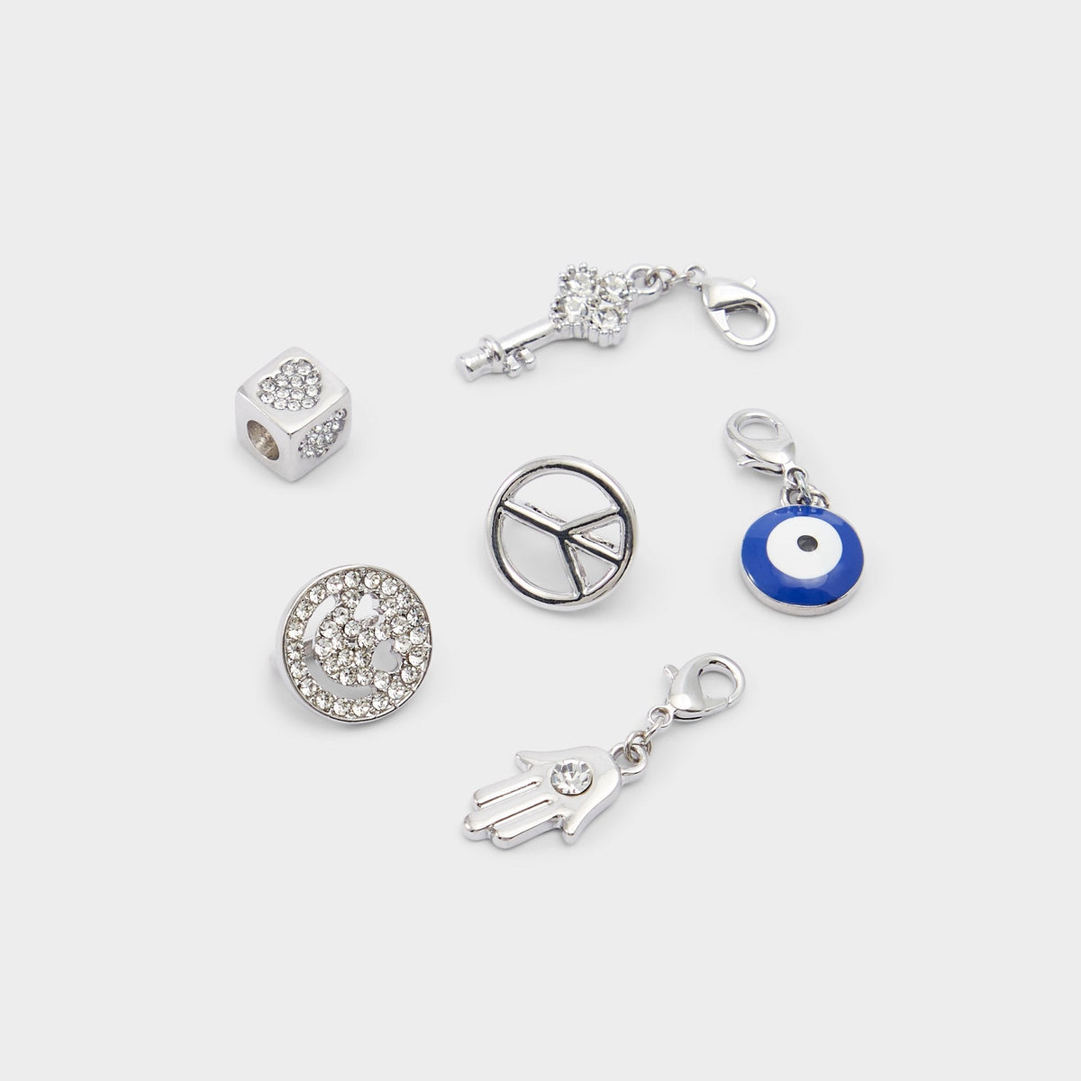 Lacecharms Silver/Clear Multi Women's Shoe Charms & Laces - Shoe charms | Aldo
