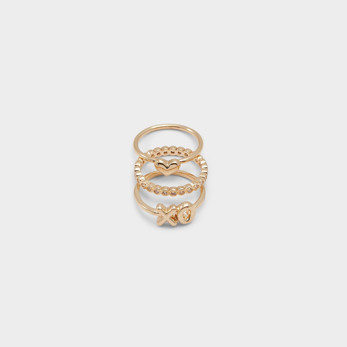 Sweetyheart Gold/Clear Multi Women's Cubic Zirconia - Ring | Aldo