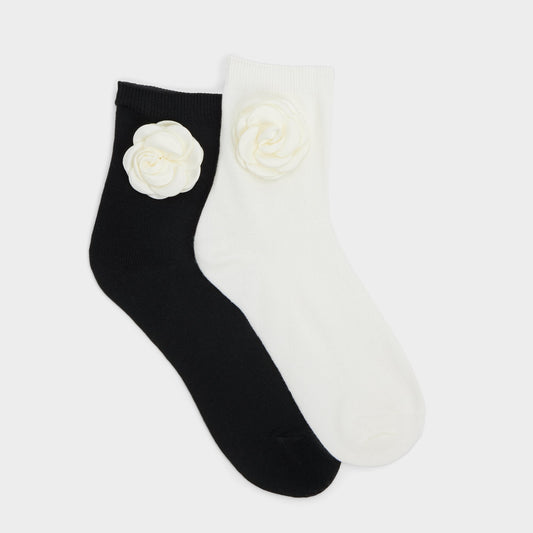 Rosettesocks Black/White Women's Socks - Socks | Aldo