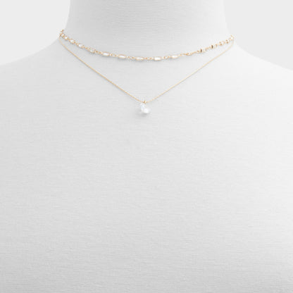 Flein Gold/Clear Multi Women's Necklaces - Layered necklace | Aldo
