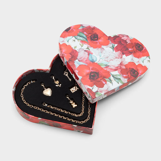 Bemyvalentine Gold/Clear Multi Women's Specialty - Necklace & bracelet set | Aldo