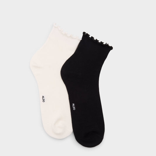 Frilluxe in Black White - Crew socks | Aldo