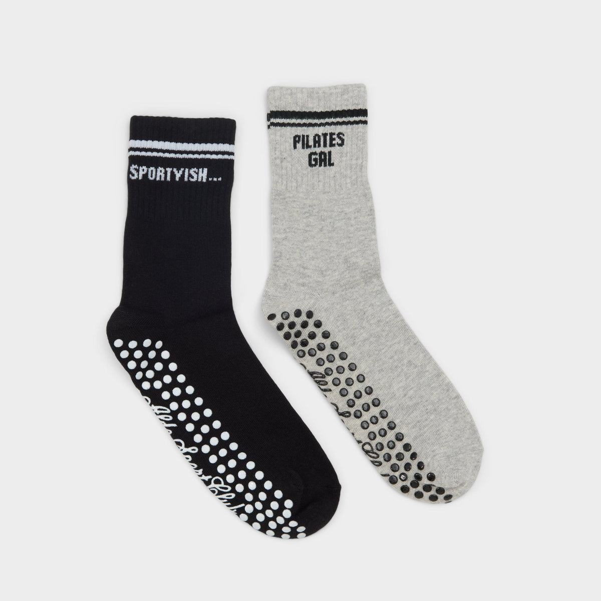 Pilatesclub in Grey - Pilates socks | Aldo