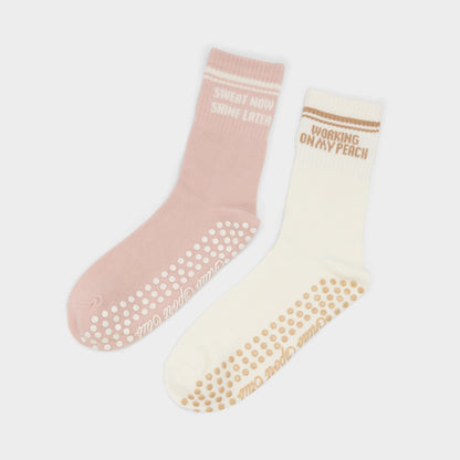 Pilatesclub in Light Pink - Pilates socks | Aldo