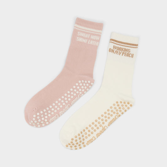 Pilatesclub in Light Pink - Pilates socks | Aldo