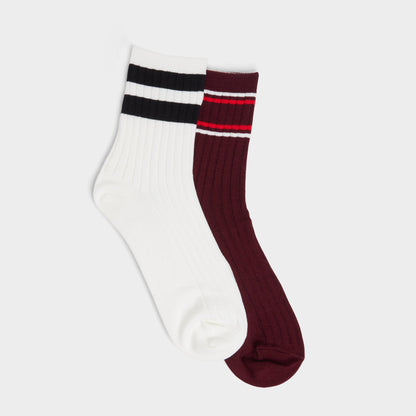 Retrostripes in Bordo - Socks | Aldo