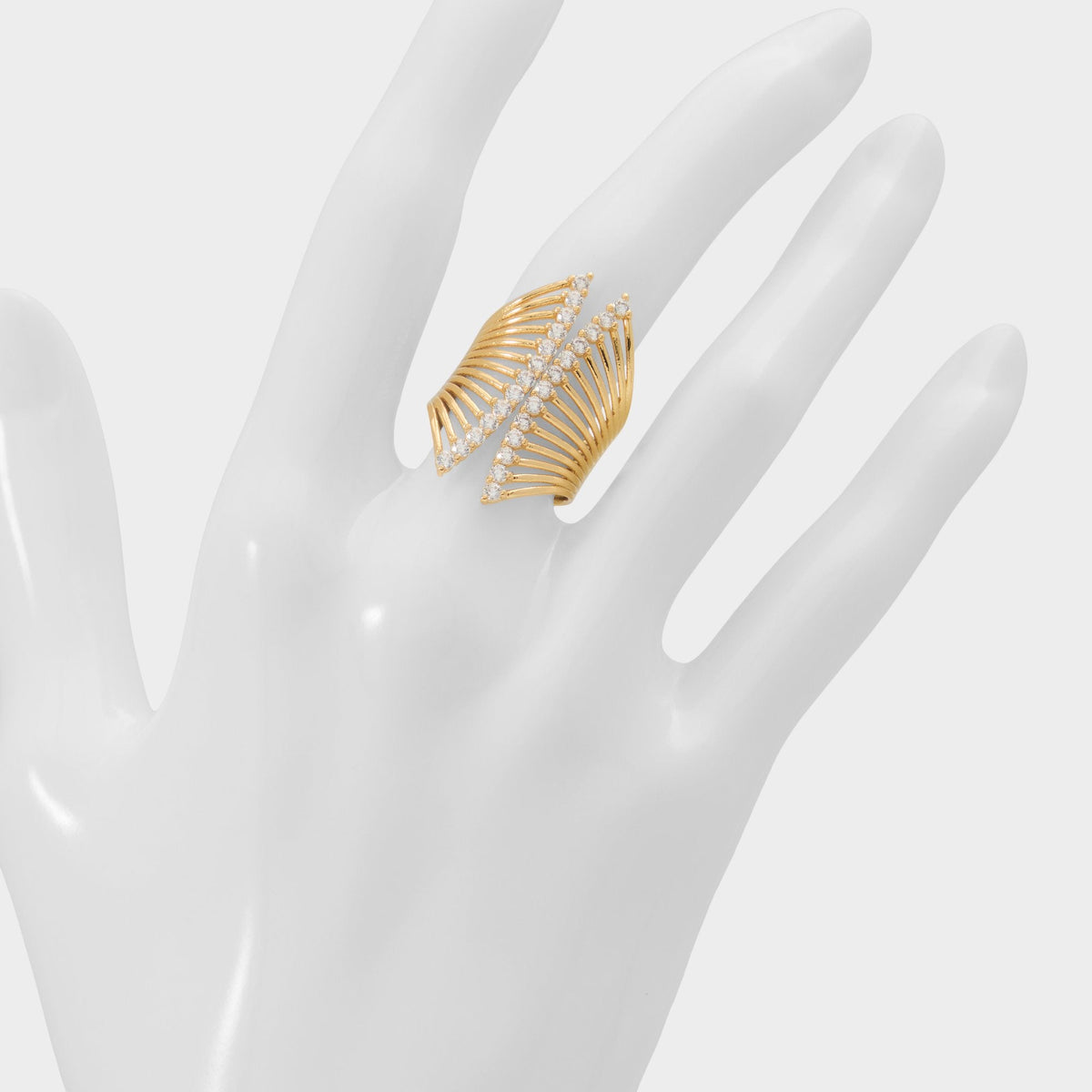 Glimmery in Gold Clear Multi - Stackable rings | Aldo