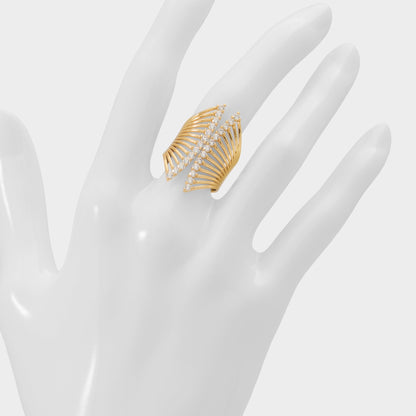 Glimmery in Gold Clear Multi - Stackable rings | Aldo