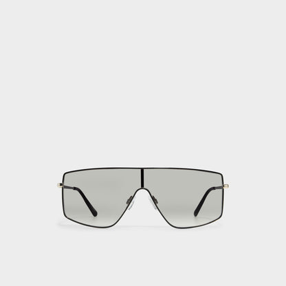 Priren Black/Gold Multi Women's Shield - Shield sunglasses | Aldo